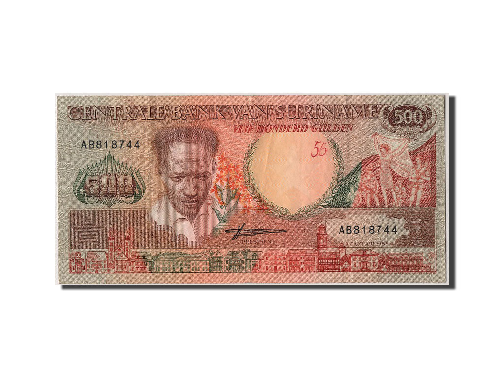 Suriname, 500 Gulden type Anton Dekom, 