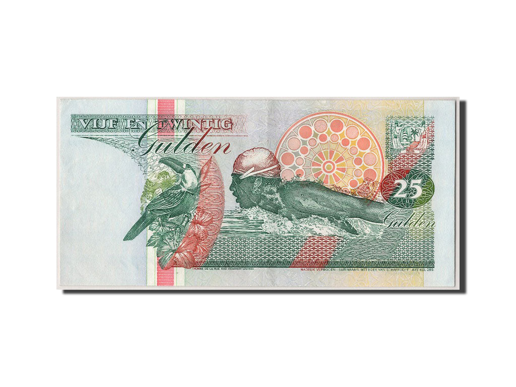 Banknote, Suriname, 25 Gulden, 1998, 1998-02-10, UNC(63)
