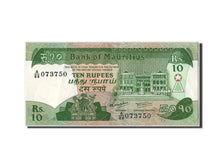 Geldschein, Mauritius, 10 Rupees, VZ