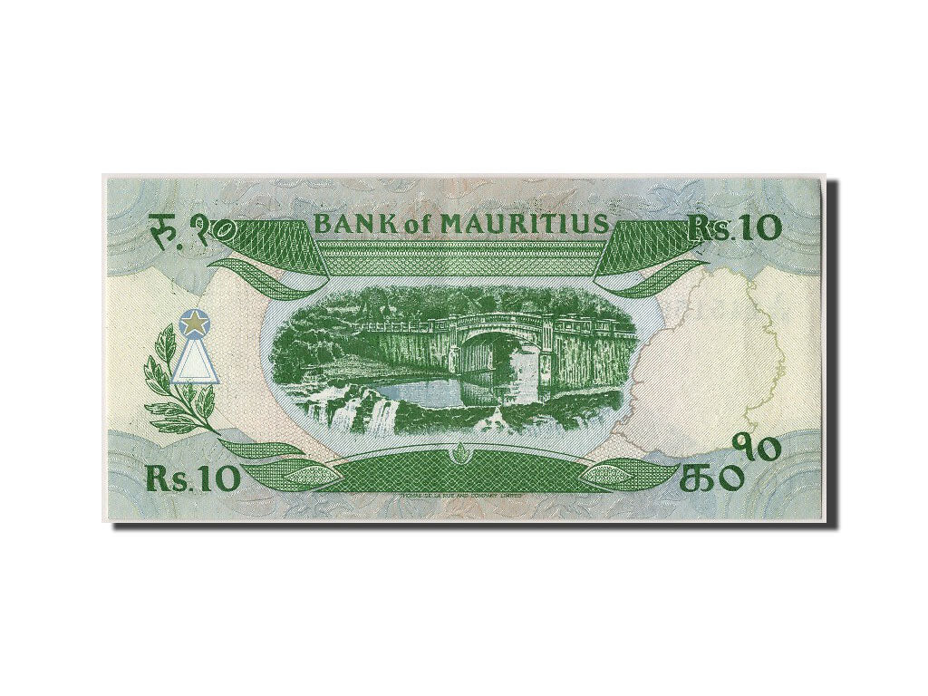 Mauritius, 10 Rupees, KM #35b, UNC(60-62), A/89 145159