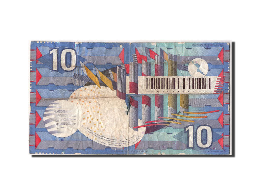 Netherlands, 10 Gulden, 1997, KM #99, 1997-07-01, VF(30-35), 1020165327