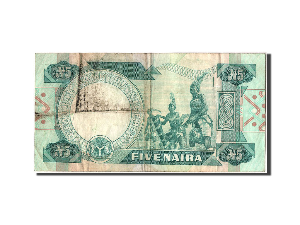 Billete, 5 Naira, Nigeria, BC+