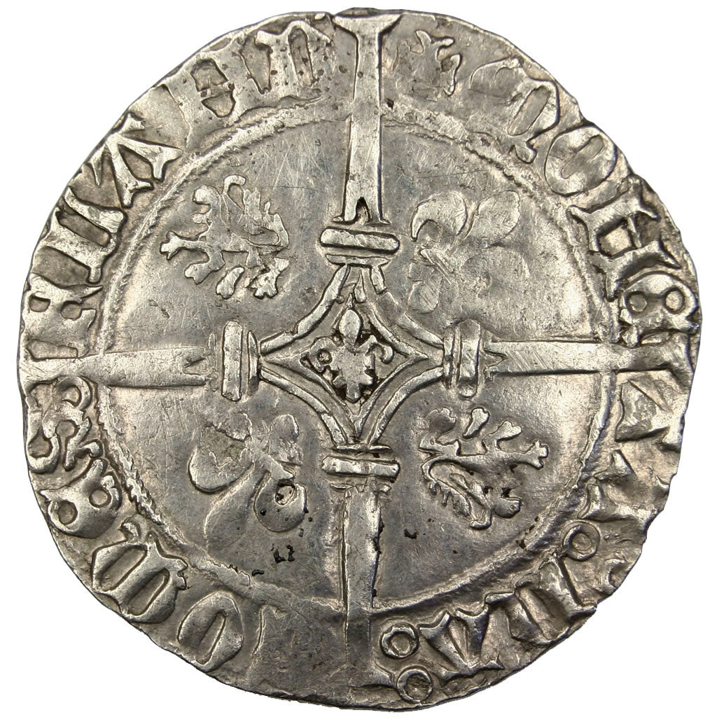 FRANCE, Double Gros, EF(40-45), Silver, Boudeau #2268, 2.59