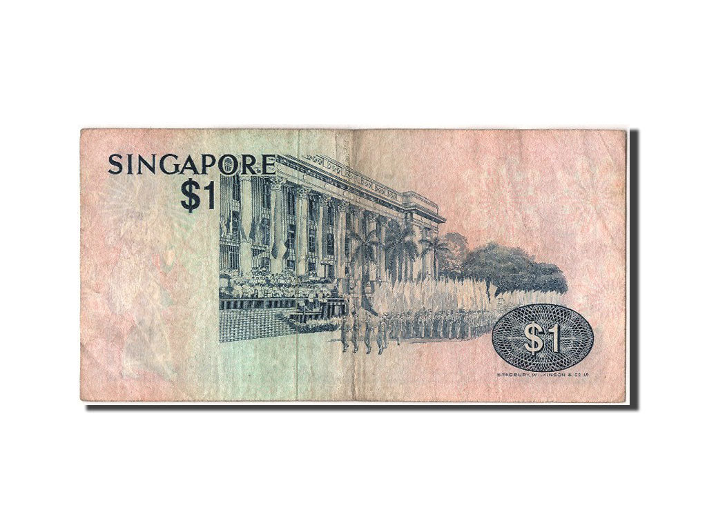 Biljet, Singapur, 1 Dollar, TB+
