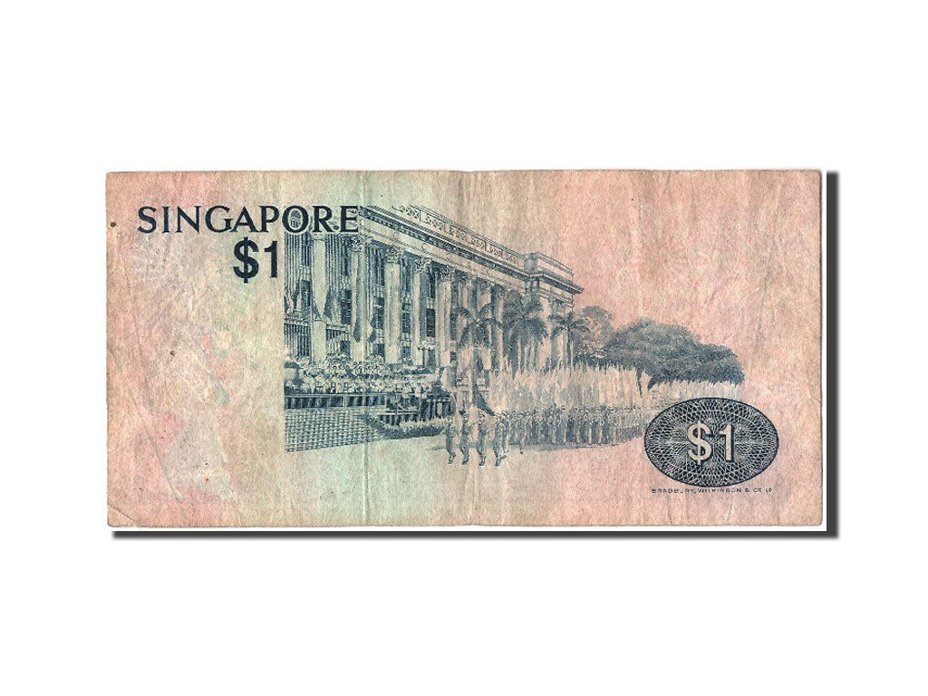 Biljet, Singapur, 1 Dollar, TB