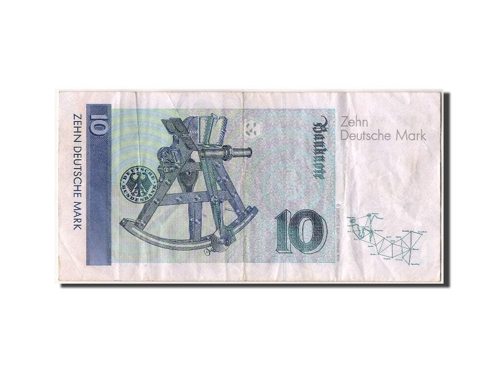 Allemagne, 10 Deutsche Mark type Carl Friedr. Gauss