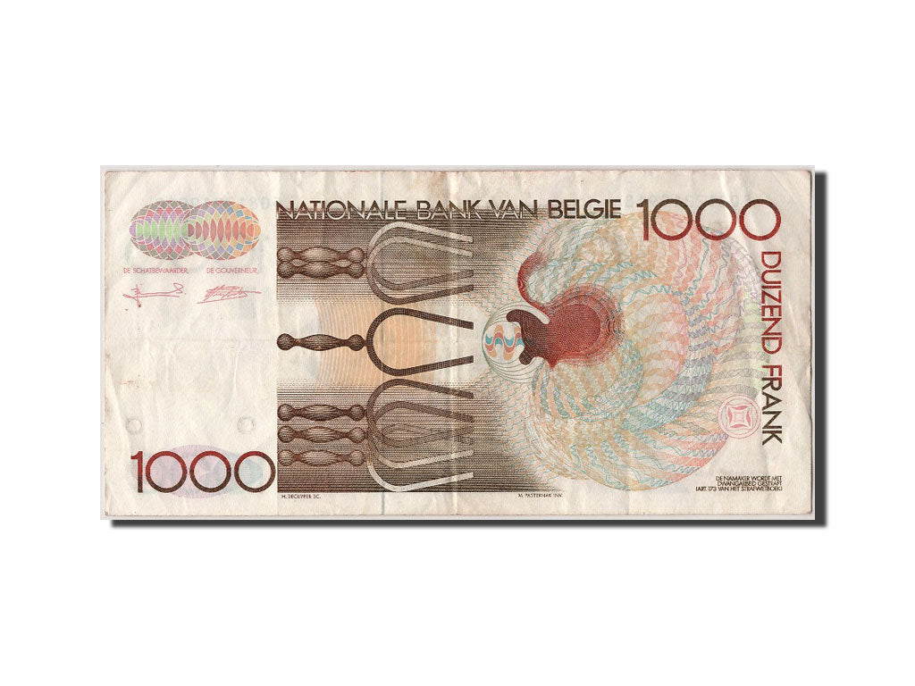 Banknote, Belgium, 1000 Francs, EF(40-45)