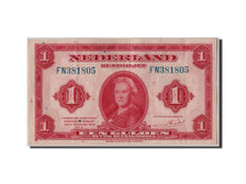 Netherlands, 1 Gulden, 1943, KM #64a, 1943-02-04, AU(55-58), FN381805