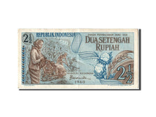 Billete, 2 1/2 Rupiah, 1960, Indonesia, MBC