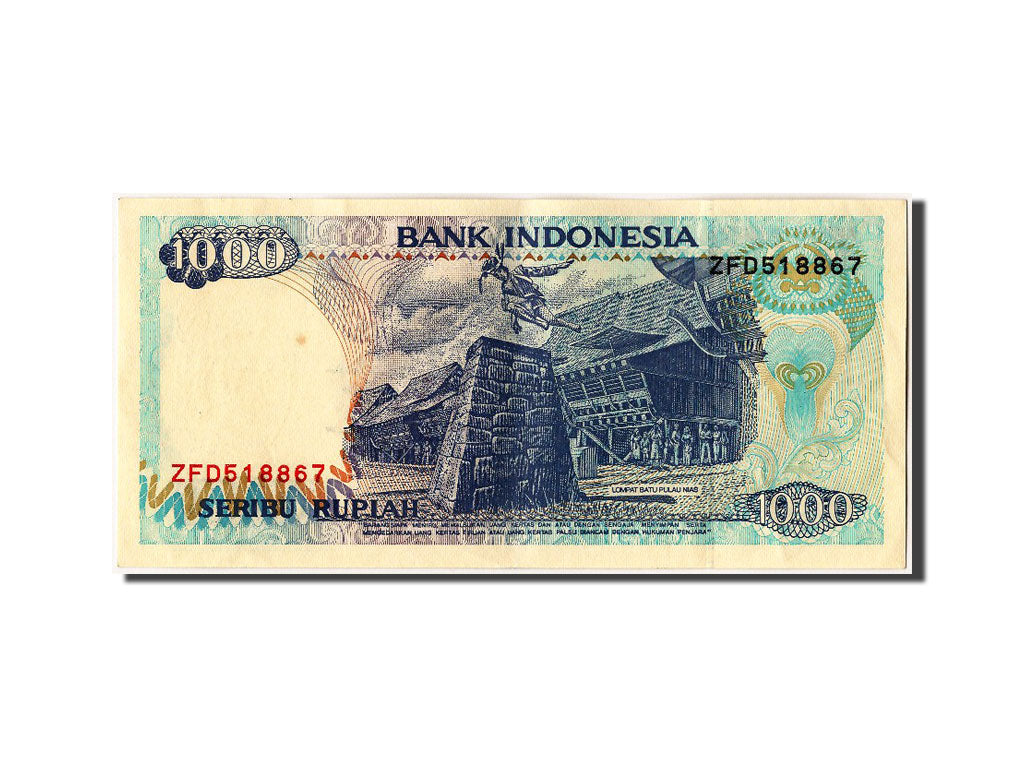 Banconote, Indonesia, 1000 Rupiah, 1999, SPL