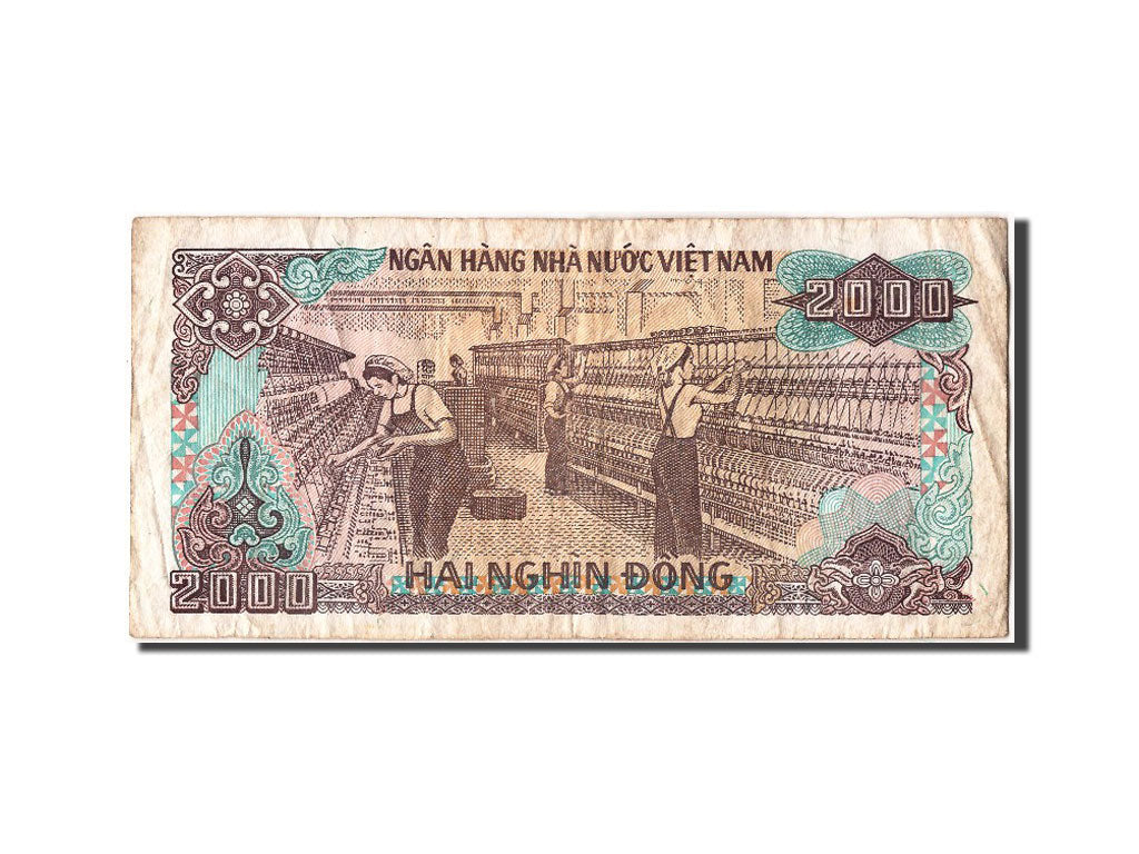 Banknot, Wiet Nam, 2000 Dông, 1988, VF(30-35)
