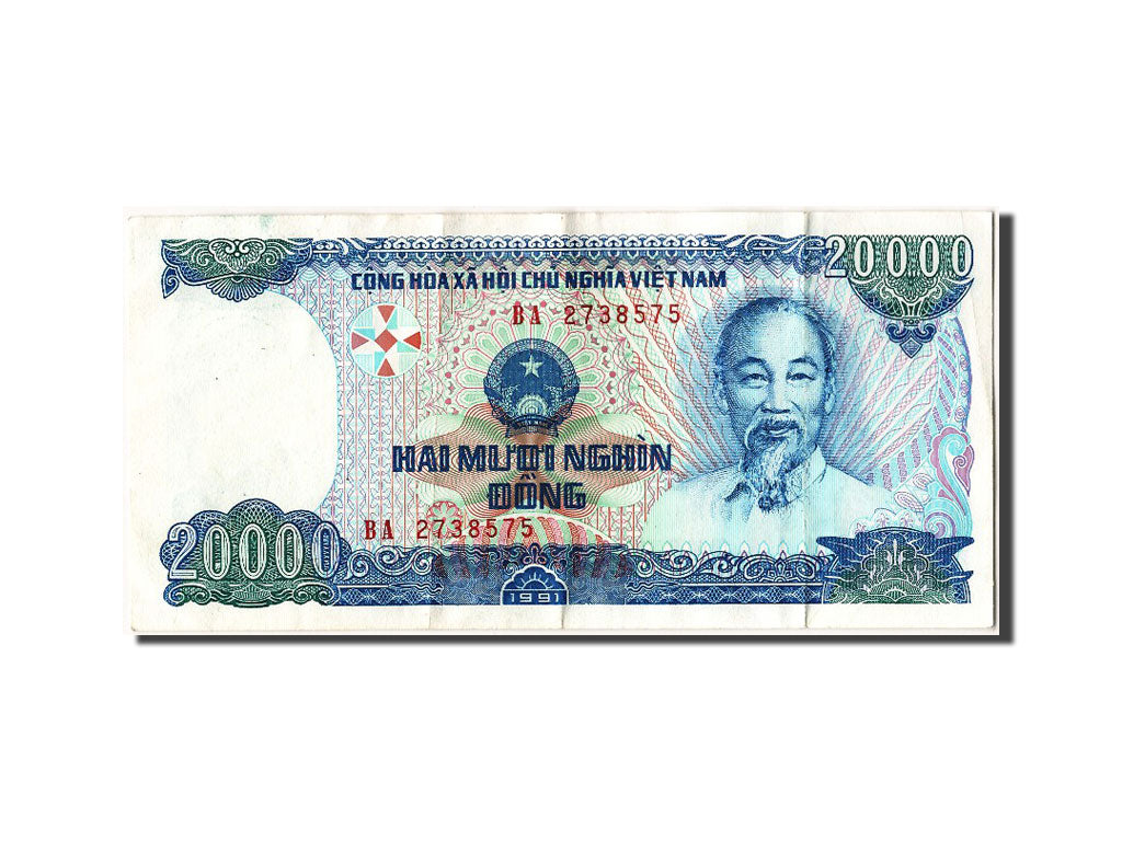 Banknote, Viet Nam, 20,000 Dông, 1991, AU(50-53)