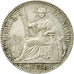Moneda, Indochina francesa, 10 Cents, 1921, Paris, EBC, Plata, Lecompte:162