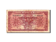 Biljet, België, 5 Francs-1 Belga, 1943, 1943-02-01, TB