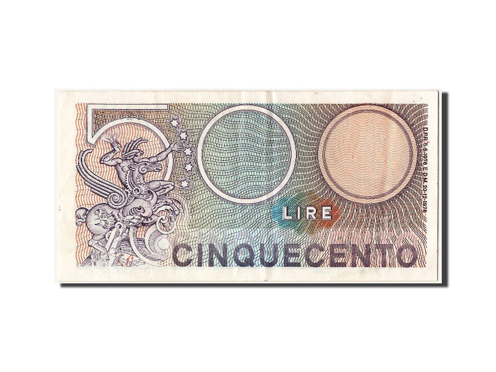 Italie, 500 Lire type Mercury
