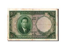 French Indo-China, 5 Piastres = 5 Dong, KM #106, EF(40-45), G28 350088