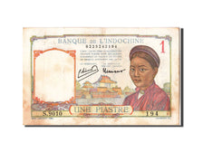 French Indo-China, 1 Piastre, KM #54c, AU(50-53), S9010 194