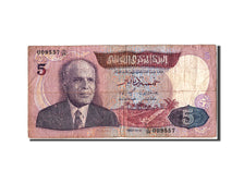 Banknote, Tunisia, 5 Dinars, 1983, 1983-11-03, VF(20-25)