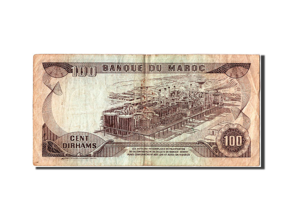 Morocco, 100 Dirhams, 1970, KM #59a, VF(30-35), DB/14 997990
