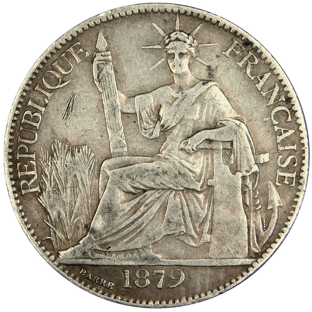 Cocincina, 20 Cent, 1879, Paris, BB, Argento, Lecompte:21