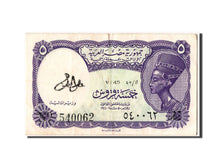 Biljet, Egypte, 5 Piastres, 1940, TTB