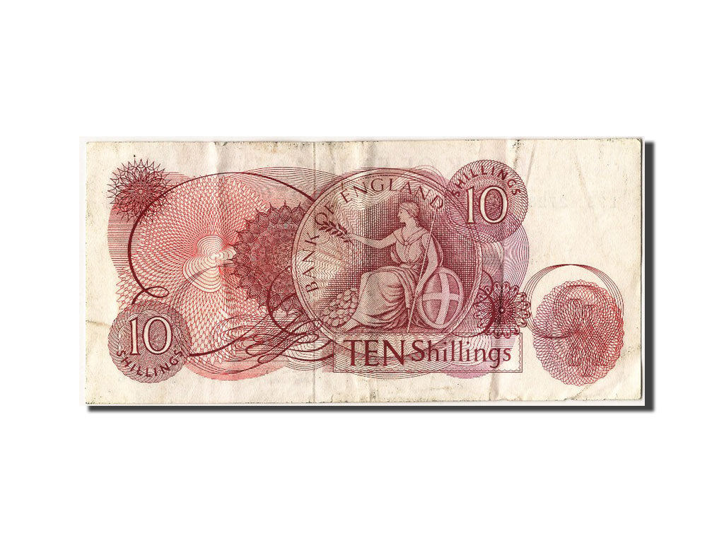 Great Britain, 10 Shillings, KM #373b, VF(30-35), L75 272806