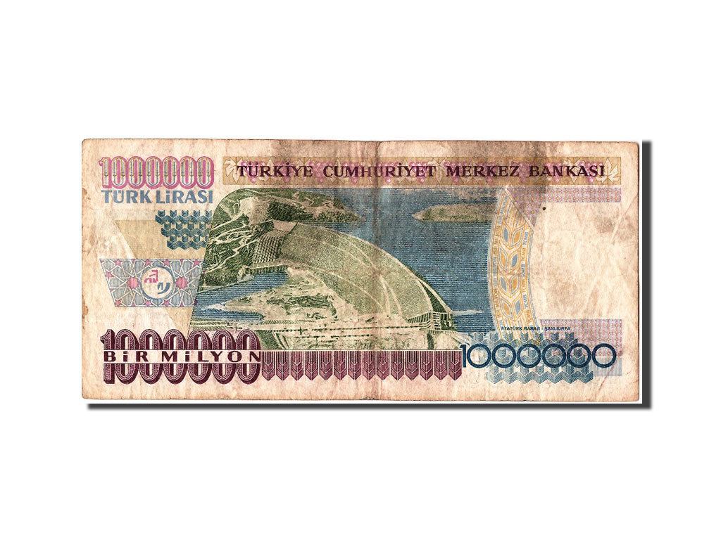 Banknote, Turkey, 1,000,000 Lira, 1970, F(12-15)