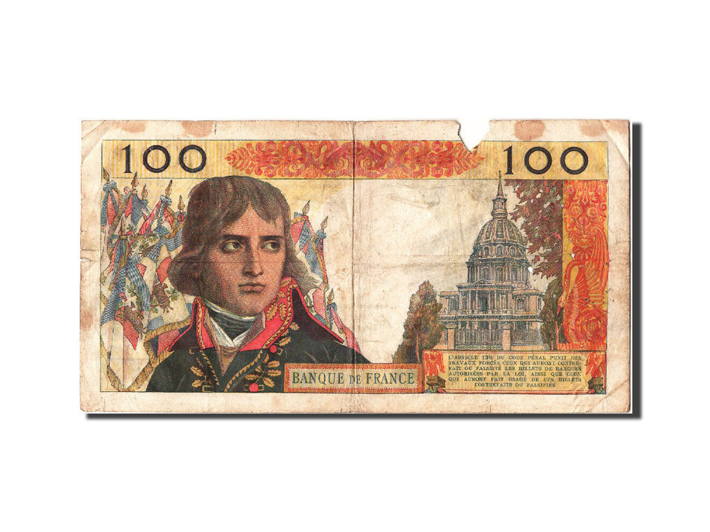 France, 100 Nouveaux Francs, 100 NF 1959-1964 ''Bonaparte'', 1959, KM #144a,...