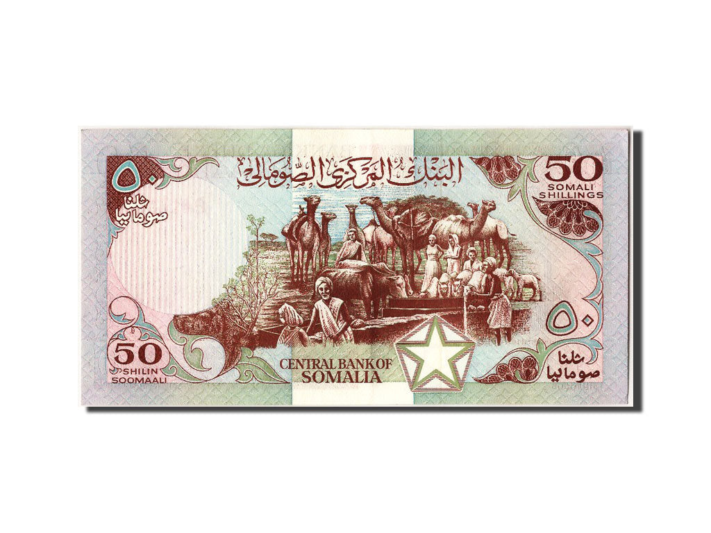 Banknote, Somalia, 50 Shilin = 50 Shillings, 1989, UNC(63)