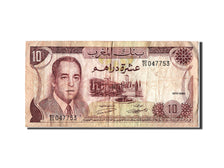Billete, 10 Dirhams, 1970, Marruecos, BC+