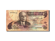 Banknote, Tunisia, 5 Dinars, 1973, 1973-10-15, F(12-15)