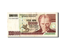 Turkey, 100,000 Lira, KM #206, AU(50-53), I52 045387