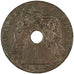 Indochine, 1 Cent, 1939, Paris, EF(40-45), Bronze, Lecompte #101, 4.84