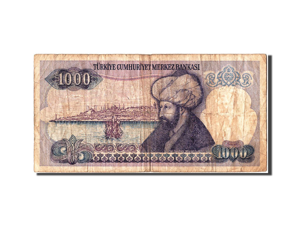 Banconote, Turchia, 1000 Lira, B+
