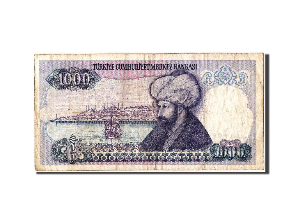 Banconote, Turchia, 1000 Lira, MB