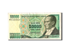 Turkey, 50,000 Lira, KM #203a, EF(40-45), M76 493617