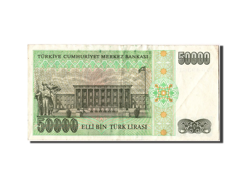 Turkey, 50,000 Lira, KM #203a, EF(40-45), M76 493617