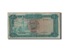 Libya, 1 Dinar, KM #35a, VG(8-10), IC/11 669101