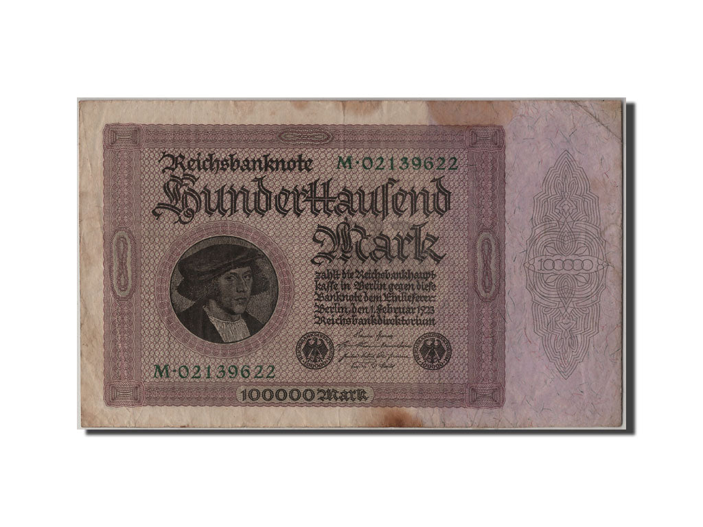 Banknote, Germany, 100,000 Mark, 1923, 1923-02-01, VF(20-25)