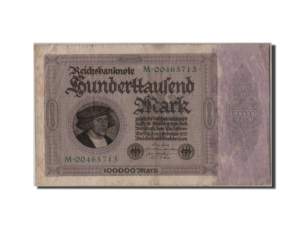 Banknote, Germany, 100,000 Mark, 1923, 1923-02-01, VF(20-25)