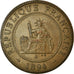 Munten, Frans Indochina, Cent, 1894, Paris, PR+, Bronze, Lecompte:45