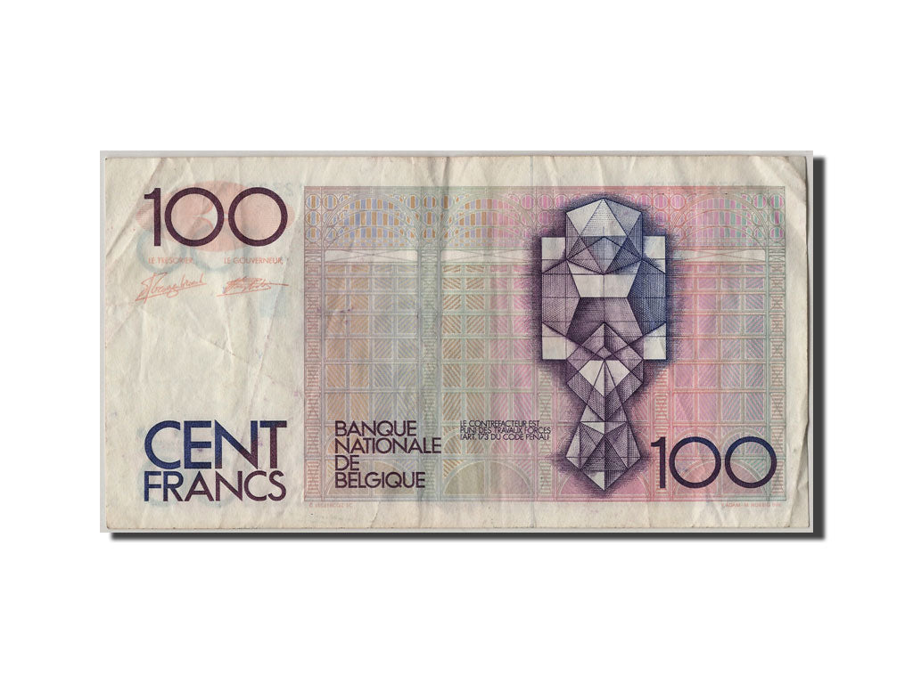 Banknote, Belgium, 100 Francs, VF(30-35)