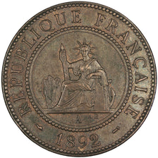 Indochine, 1 Cent, 1892 A