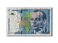France, 50 Francs, 50 F 1992-1999 ''St Exupéry'', 1994, KM #157Ab, VF(20-25), R.
