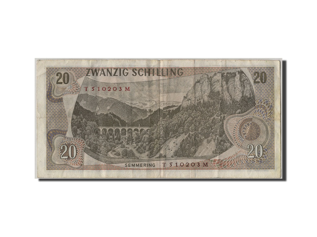 Billet, Autriche, 20 Schilling, 1967, 1967-07-02, TB+