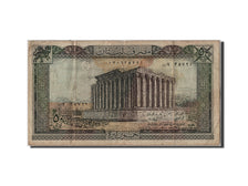 Lebanon, 50 Livres, KM #65c, VF(20-25)