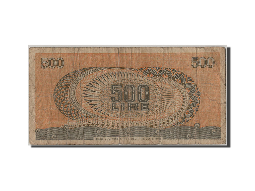 Italie, 500 Lire type Arethusa