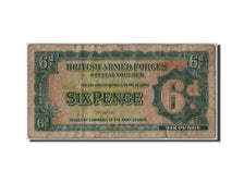 Great Britain, 6 Pence, KM #M17b, VF(20-25)