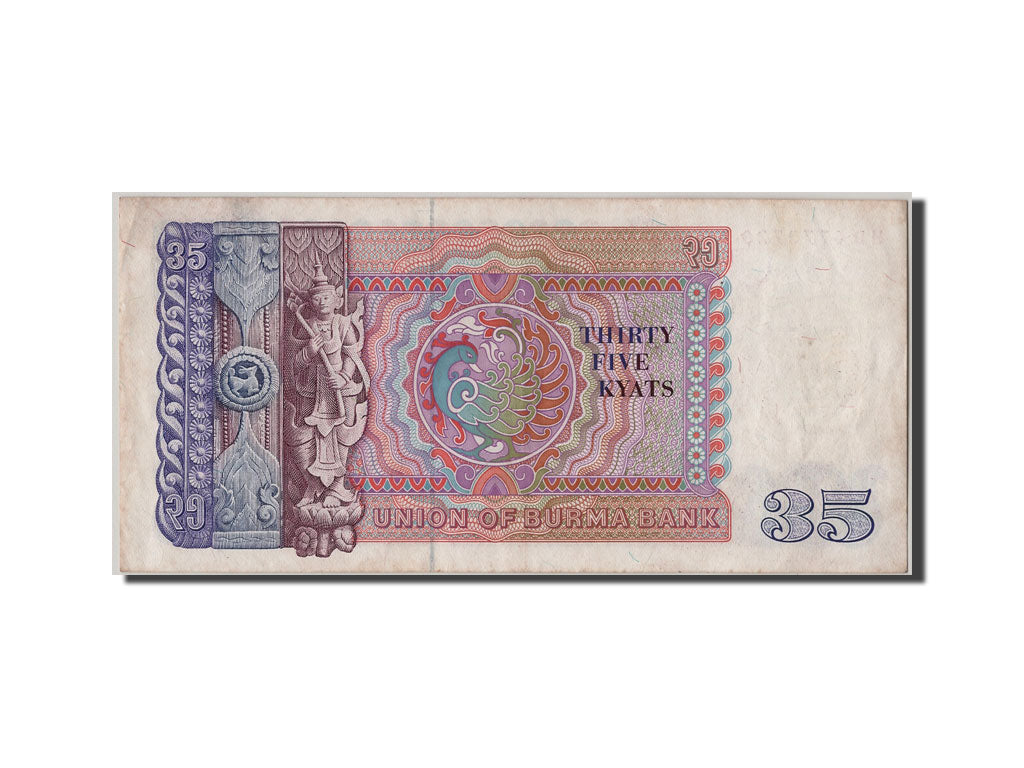 Birmanie, 35 Kyats type Aung San
