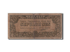 Billete, 10 Sen, 1945, Indonesia, RC